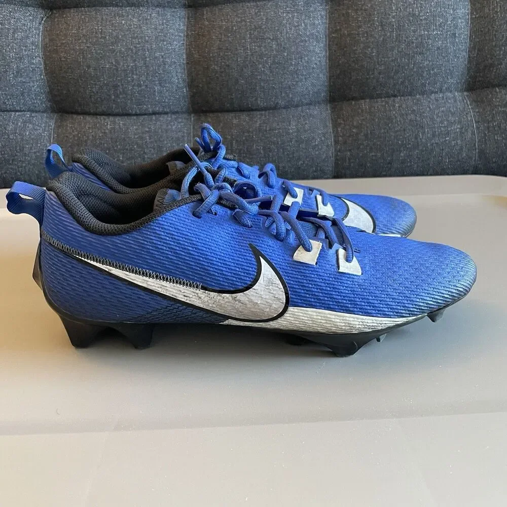 Mens Size 12 Nike Vapor Edge Speed 360 2 Football Cleats Blue White DA5455-414